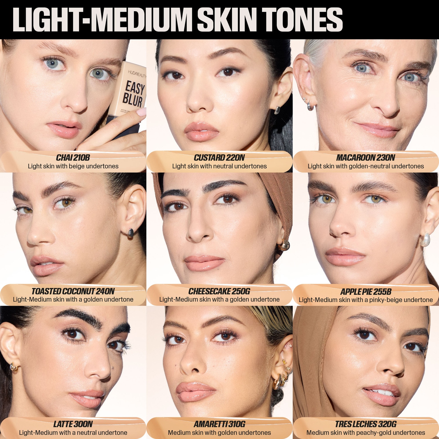 EASY BLUR FOUNDATION (BASE DE MAQUILLAJE PARA ROSTRO)